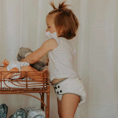 Mimi & Co OSFM Bamboo Fitted Nappy + INSERTS